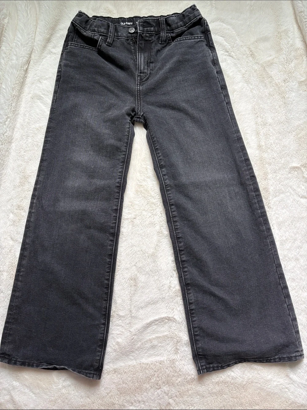 Old Navy Black Wide-Leg Kids Jeans